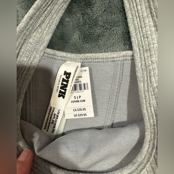 NWT PINK CORSET STYLE TOP size S - Picture 2 of 4